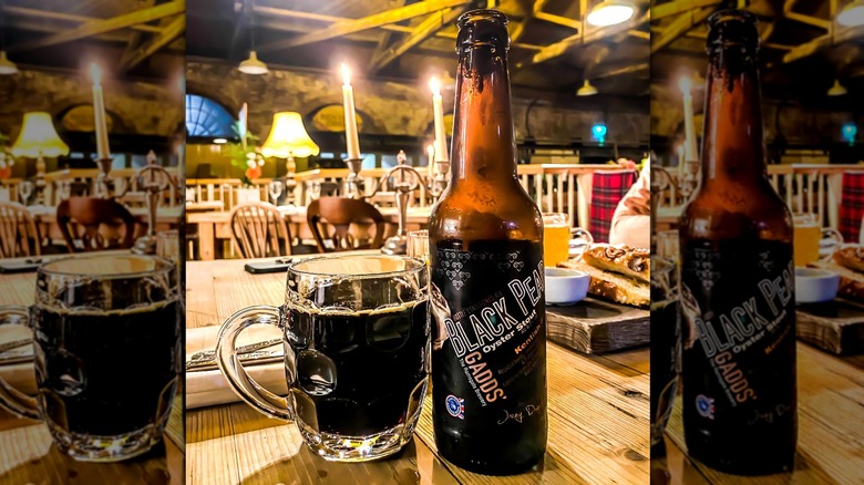 Bottle of oyster stout