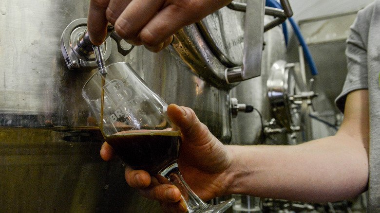 Stout taken from fermenting vessel