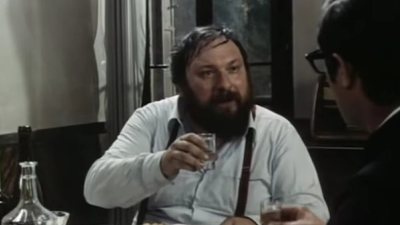 Giuseppe Maffioli drinking