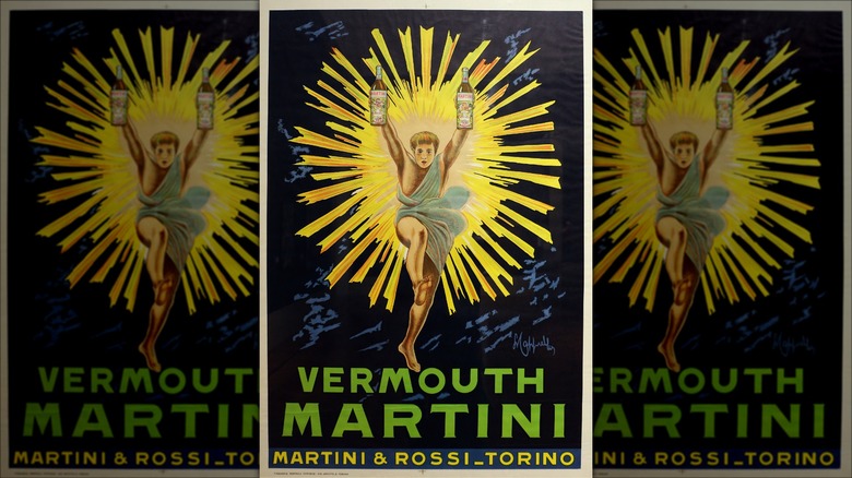Retro martini advertisement 