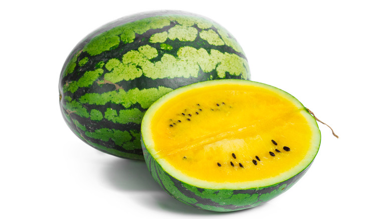 seeded yellow watermelon