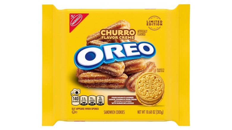 Package of churro-flavored Oreos