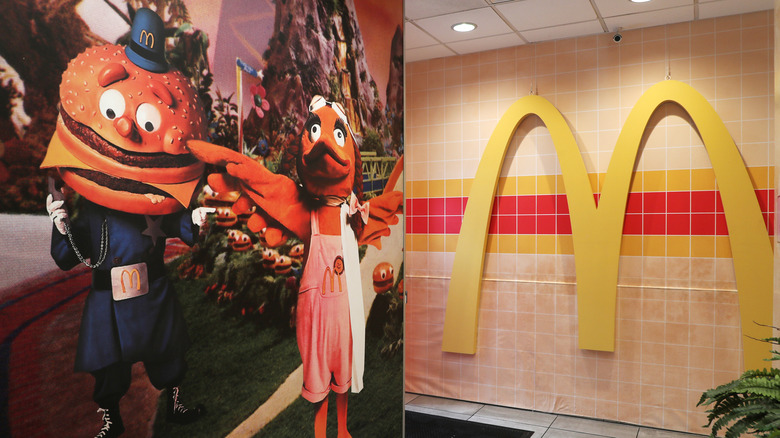 McDonald's 1980s wall and artwork