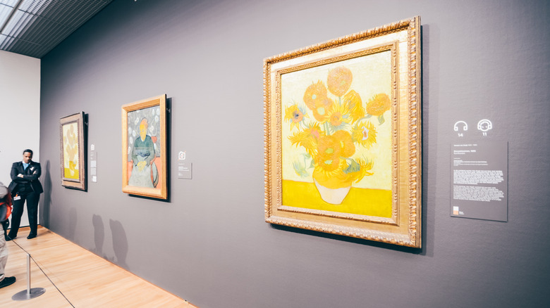 Van Gogh's sunflower painting 