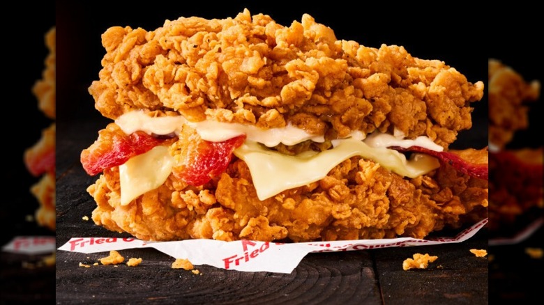 KFC Double Down sandwich