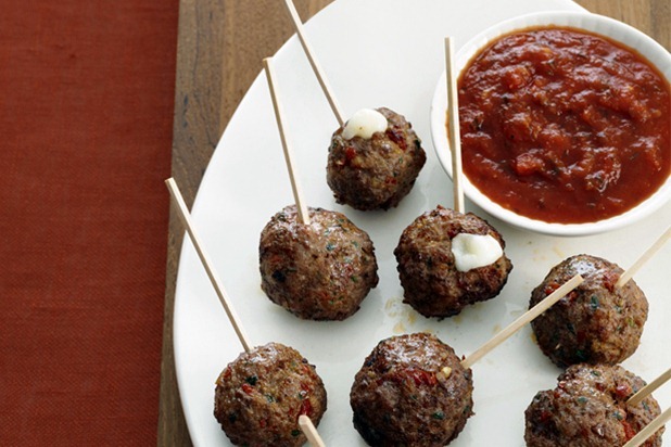 Turkey Meatballs on a Stick