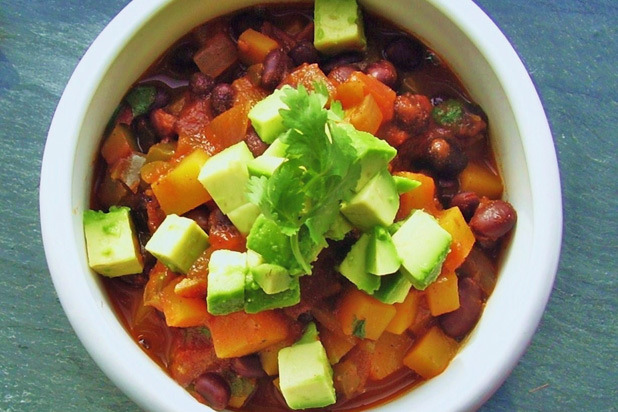 Black Bean and Butternut Squash Chili