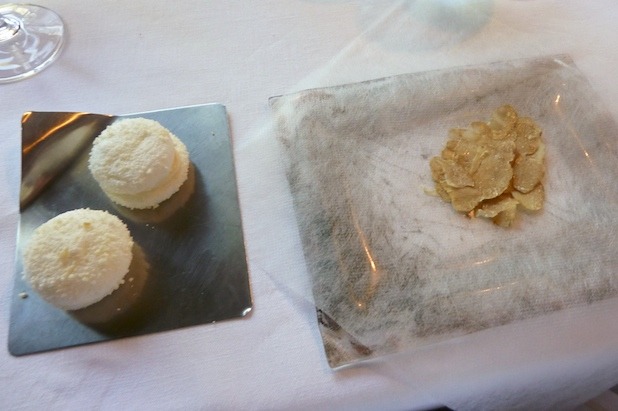 Truffle "Drap" & Parmesan "Macaron"