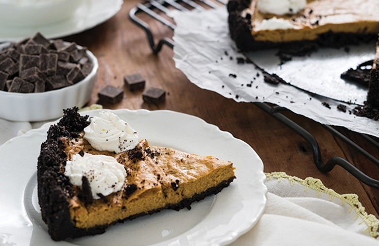 Pumpkin Chocolate Tart