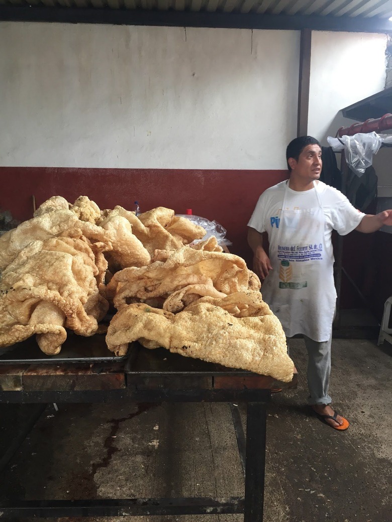 Mariscos Cisneros' tacos