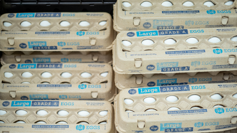 Cartons of eggs