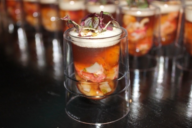 Corton's Chilled Shellfish Consommé