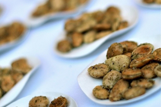 Chef Jeremy Fox's signature almonds