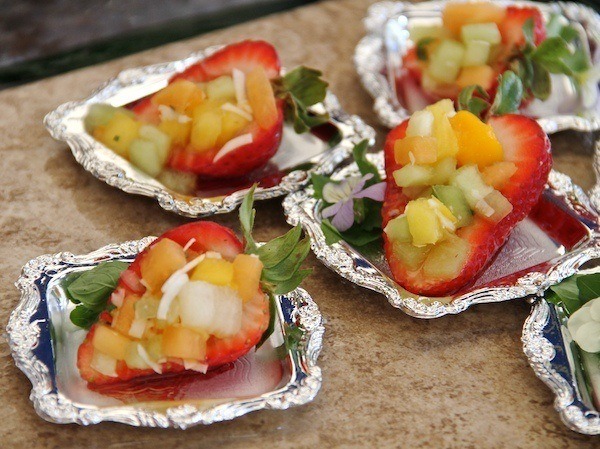 Stuffed Strawberries at Veggie U