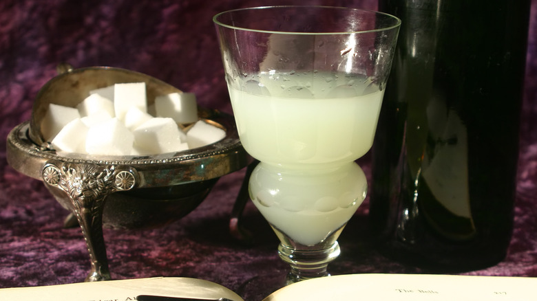 Absinthe after louching