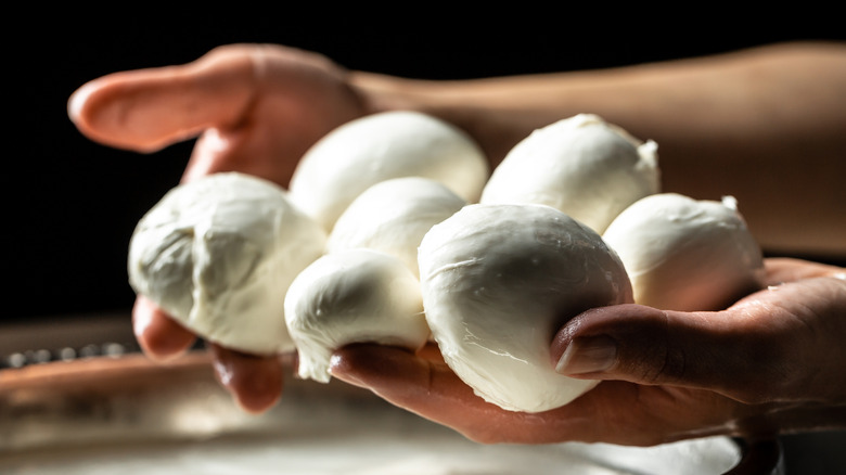 making fresh mozzarella cheese