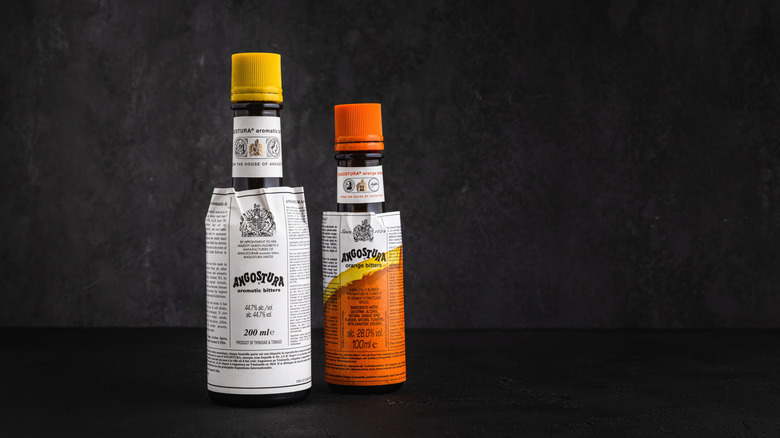 Bottles of Angostura bitters