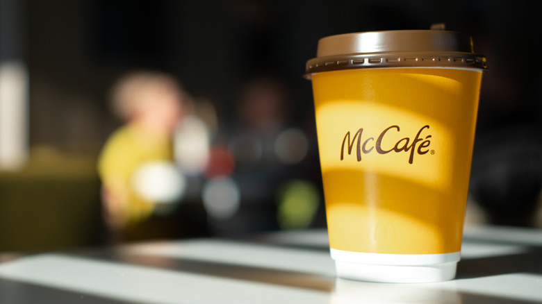 McDonald's breakfast coffee