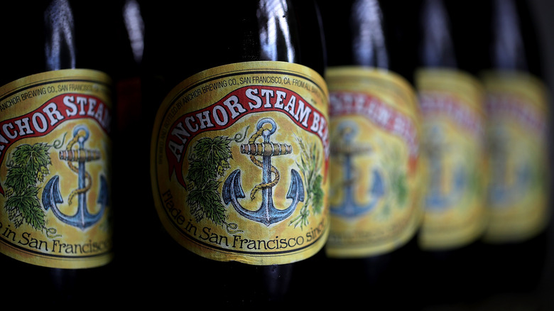 Anchor Brewing Steam Beer bottles