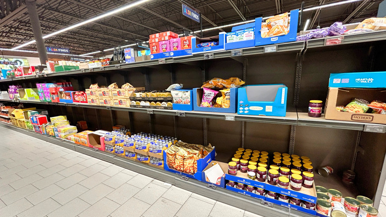 The Aldi aisle of shame full of various products