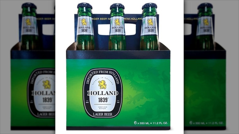 A 6-pack of Holland Lager in its packaging