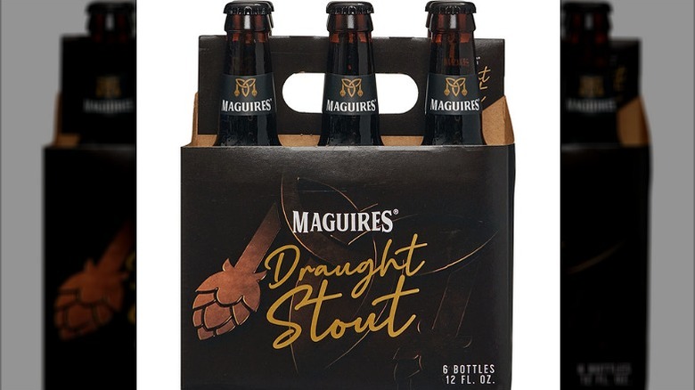 6 bottles of Maguires Draught Stout in their packaging