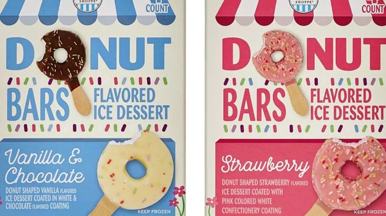 donut ice cream bars packaging 
