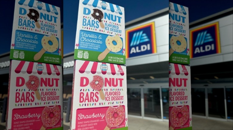 Donut bars flavored ice desserts