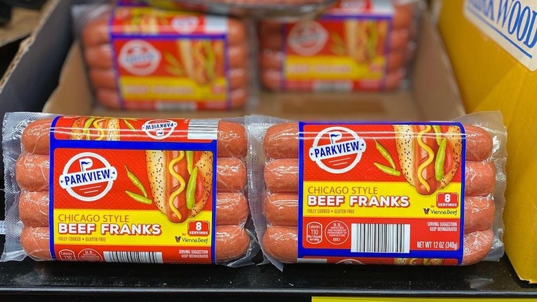 Two packages of Parkview Chicago Style Beef Franks