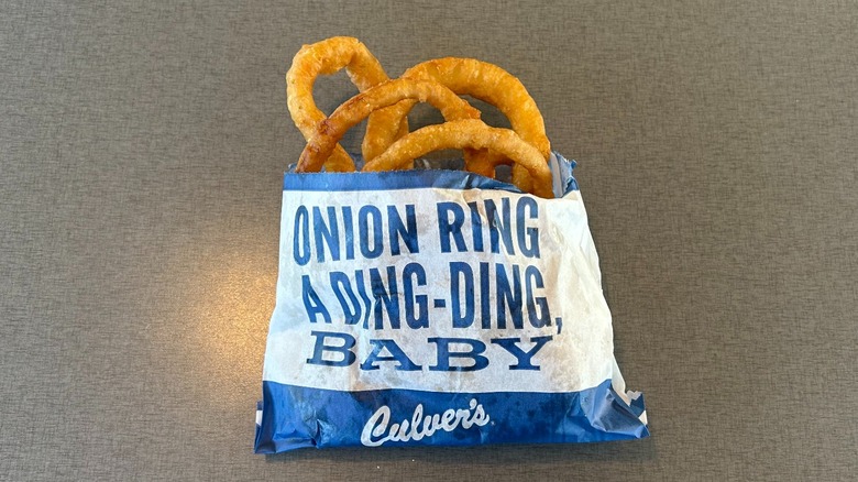Onion rings from Culver's