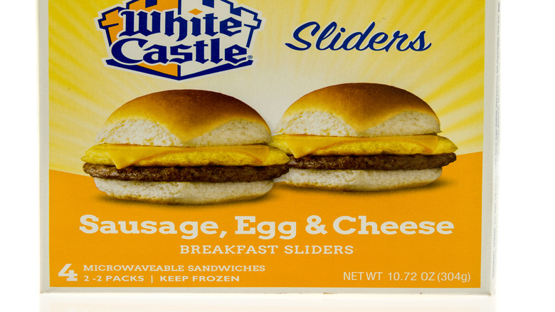 White Castle breakfast sliders