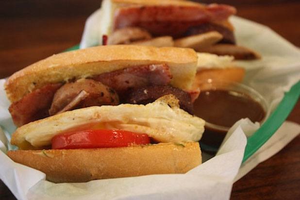 #1 Irish Breakfast Sandwich — Beachside, San Francisco