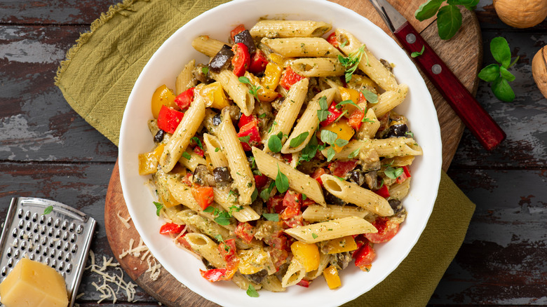 Pasta with vegetables