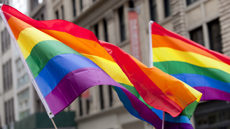 Pride flag in NYC
