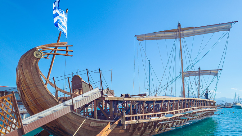 Replica of an Ancient Greek ship