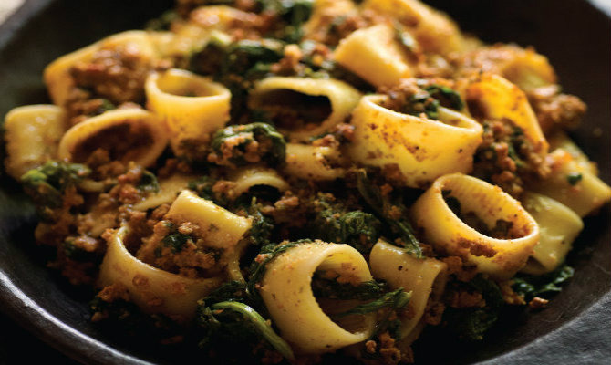Anelloni with Spicy Lamb Recipe