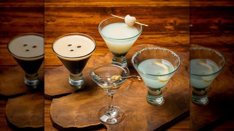 four martinis from naughty nuris