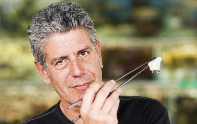 Bourdain may have eaten fermented shark and various animal genitalia, but he'll never feast on man's best friend.