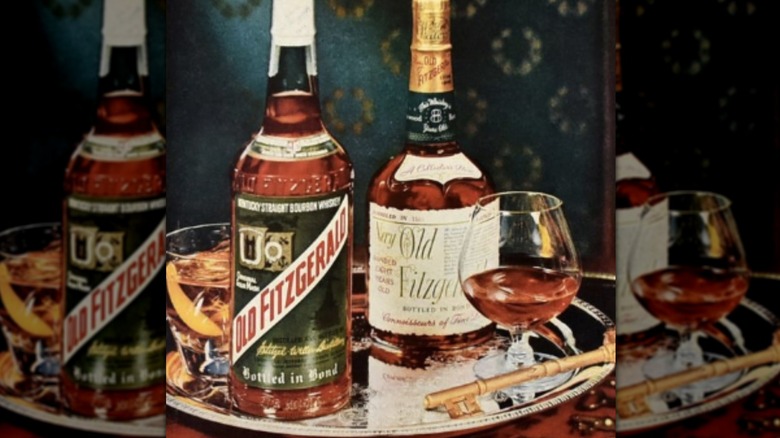 bottles of old fitgerald and very old fitzgerald