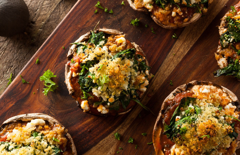 Stuffed Mushroom Caps 