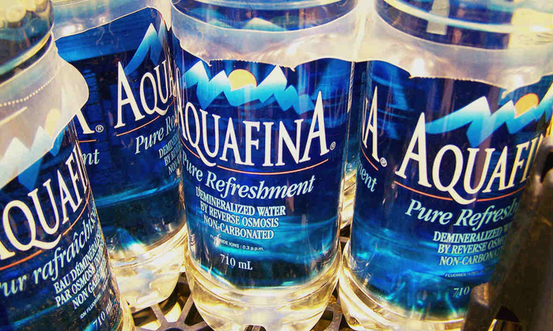 Aquafina is fancy tap water, not spring water, in case you didn't know.