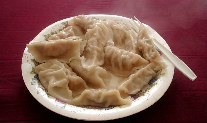 Jiaozi dumplings