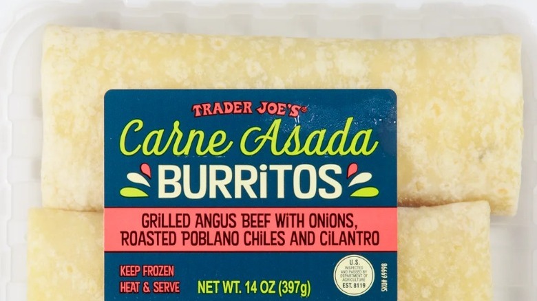 Trader Joe's Carne Asada Burritos