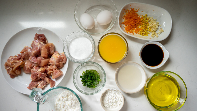 orange chicken ingredients 