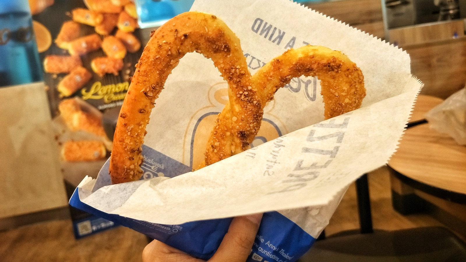 Auntie Anne's Owes Its Iconic Pretzel Recipe To A Shipping Mishap