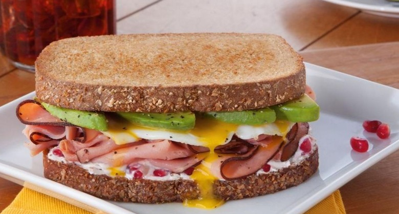 Avocado, Egg, and Ham Sandwich