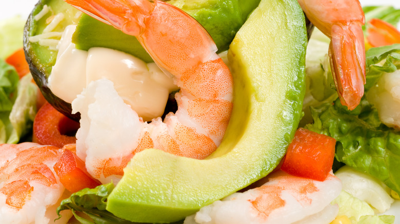 shrimp and avocado