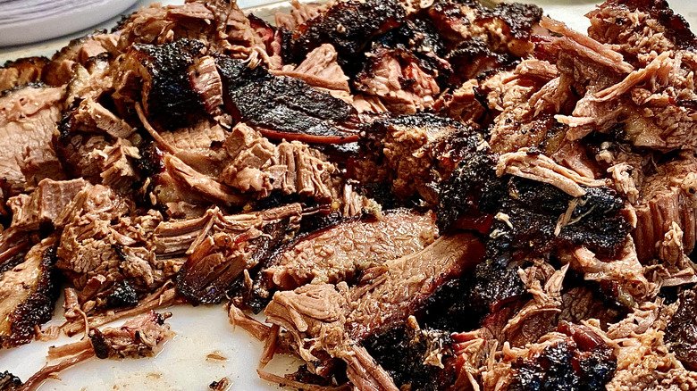 Chopped beef brisket