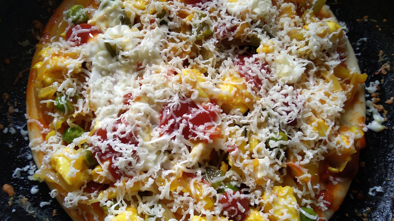 Mexican griddle pizza