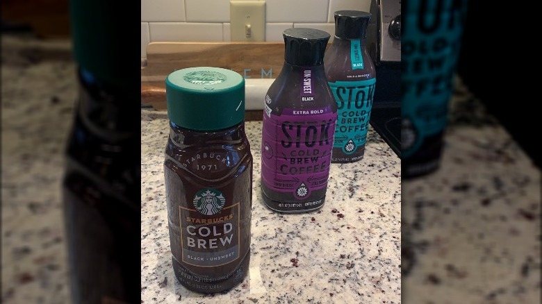 Grocery store cold brew coffees